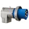 Hubbell Wiring Device-Kellems Pin & Sleeve Plug, 60 A, 120/208V AC, Three Phase, 3 Pole, IEC Grounding, Blue, NEMA Not Rated A560P9 - alternate 1